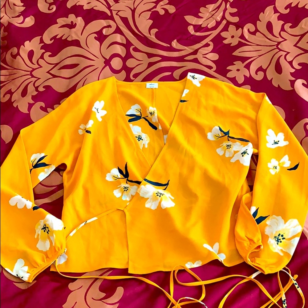 Wilfred wrap blouse